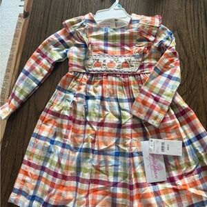 Bonnie Jean Multicolor Plaid Dress